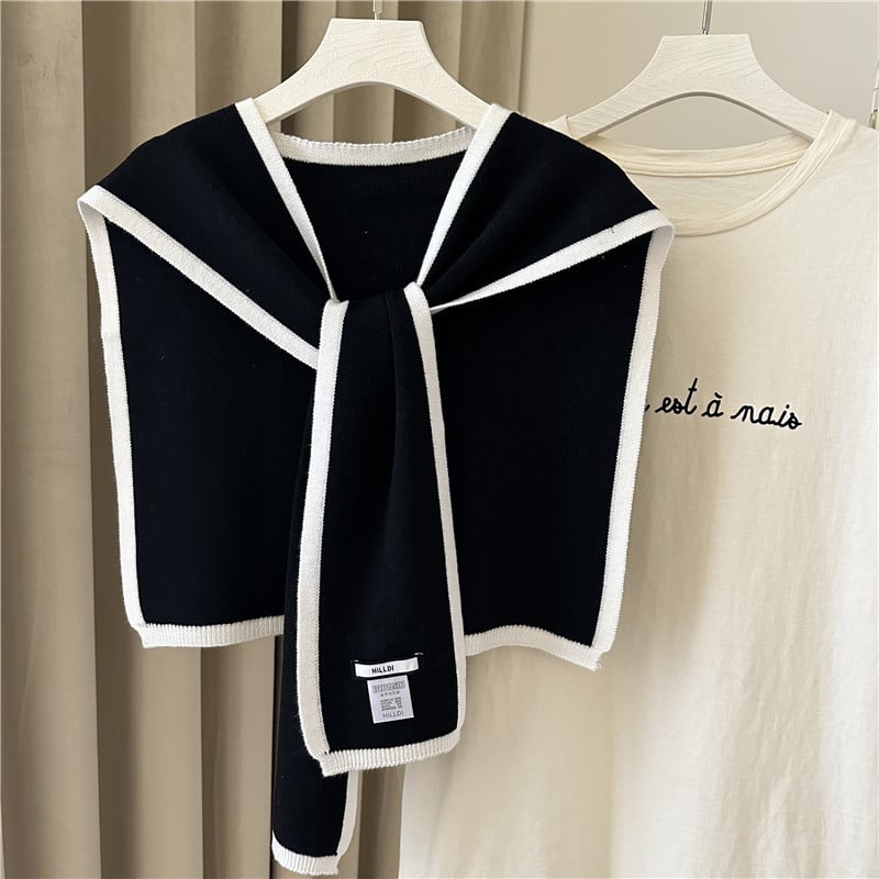 Πλεκτή εσάρπα με warp ύφανση, Jacquard επεξεργασία, διακοσμητικό αξεσουάρ για άνοιξη, καλοκαίρι και φθινόπωρο