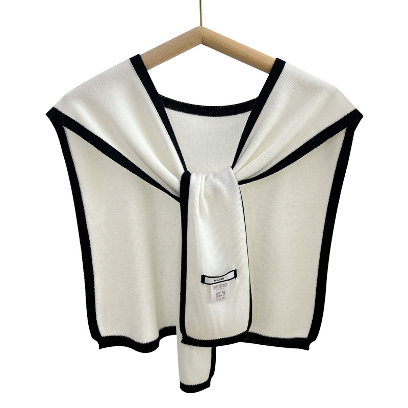 Πλεκτή εσάρπα με warp ύφανση, Jacquard επεξεργασία, διακοσμητικό αξεσουάρ για άνοιξη, καλοκαίρι και φθινόπωρο