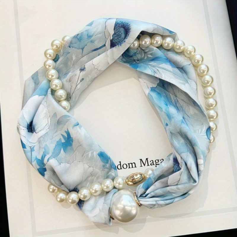 Πολυεστέρα φουλάρι με εκτύπωση, απλό ύφανση, καλοκαιρινό σχέδιο