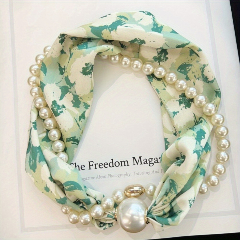 Πολυεστέρα φουλάρι με εκτύπωση, απλό ύφανση, καλοκαιρινό σχέδιο