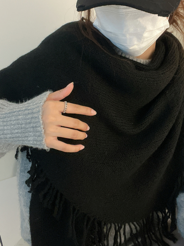 Šalikas, warp knitting audinys; Stilius: Šalikas; Leidimo metai/sezona: 2024 m. žiema; Audinys: Kitas; Prekės ženklas: Kitas