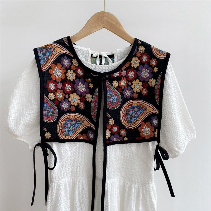 Izšūts plecu šalle no poliestera, kvadrātiska forma, vasaras modelis, warp adīšana