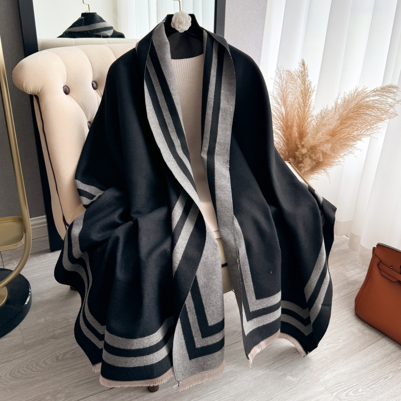 Ζεστό φουλάρι με warp-ύφανση, ψεύτικο κασμίρι, μίξη πολυεστέρα-βαμβακιού, περιεκτικότητα 51-60%