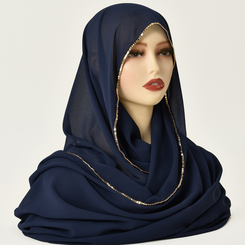 Šalikas iš šifono, išausta warp knitting metodu, palaiko šilumą, tinkama visoms metų laikams, pluoštas poliesteris, prekė Lmlaven/lyman levine