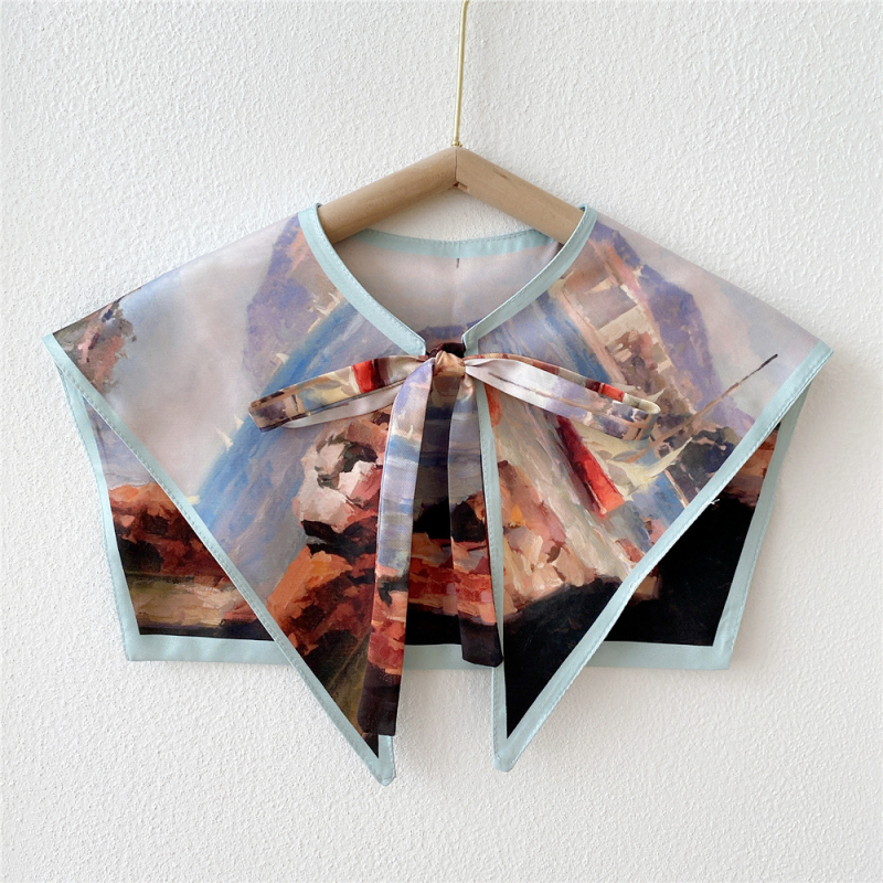 Peties skarelė - dekoratyvinis aksesuaras, twill audinys, daugiašalis forma, vidutinio ilgio, keturi metų laikai.