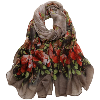 Šalikas iš Bali siūlų, paprastas audinys, šilta visoms sezonoms, ilgas šalikas, literatūros ir meno retro stilius