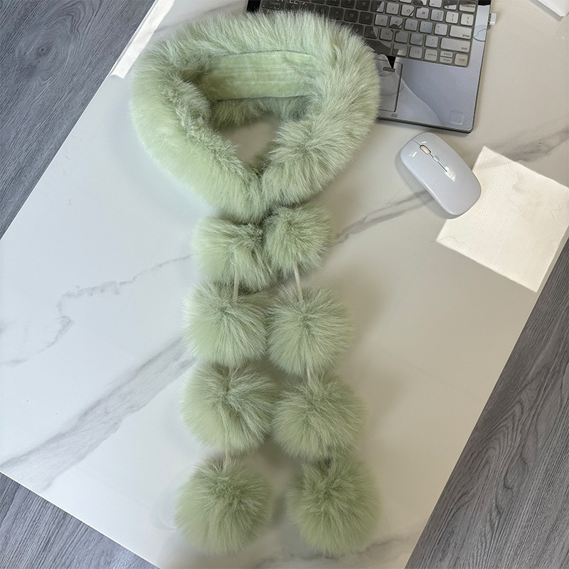 Žieminis šalikas – Korėjos stiliaus, paššildantis, warp mezgimas, imitacinė vilna, poliesteris