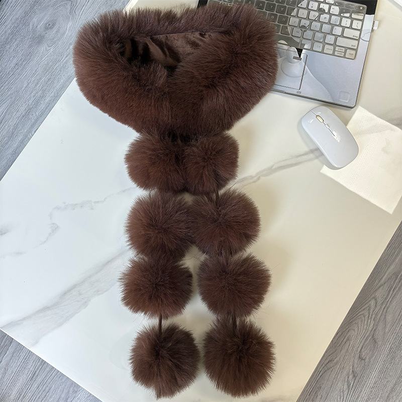 Žieminis šalikas – Korėjos stiliaus, paššildantis, warp mezgimas, imitacinė vilna, poliesteris