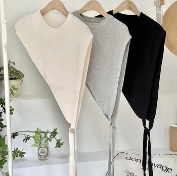 Moterų šalikė-liemenė, kašmyro imitacija, rudens–žiemos sezonas, elegantiškas visuomeninis stilius, vientisas raštas, 150 g