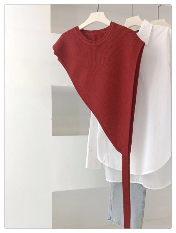 Moterų šalikė-liemenė, kašmyro imitacija, rudens–žiemos sezonas, elegantiškas visuomeninis stilius, vientisas raštas, 150 g