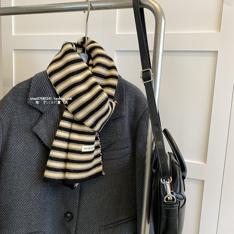 Šalikas - paprastas mezgimo technika, šiltas, žiemai, poliesterio audinys (>96% poliesterio), išleidimas 2024 m. ruduo