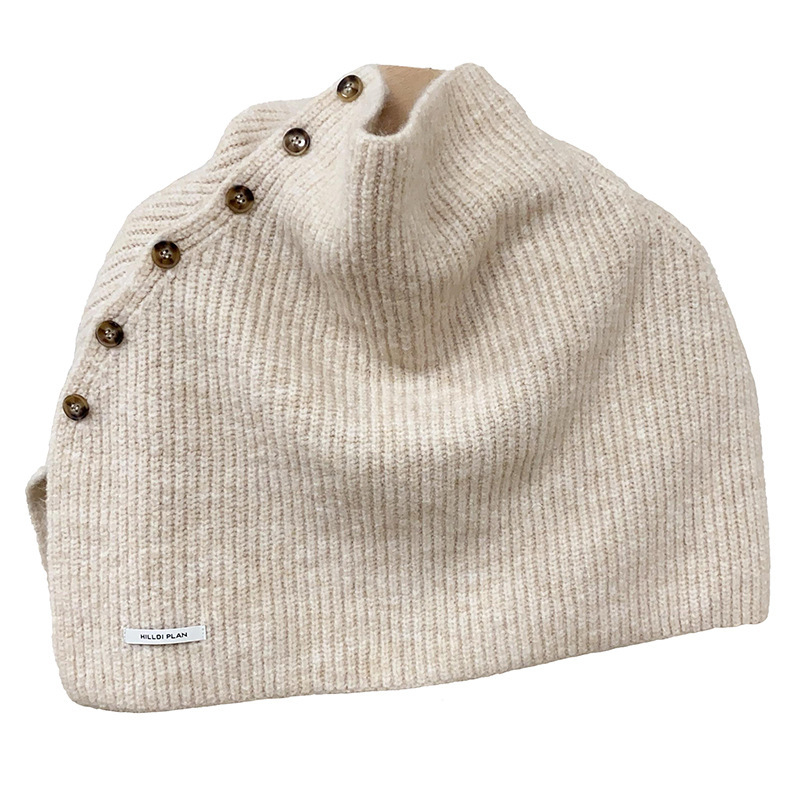 Šaliko-ponzas iš akrilo / dirbtinės vilnos — žiemos sezonai, japonų / korėjiečių įkvėptas stilius, satino mezgimas, vientisas raštas