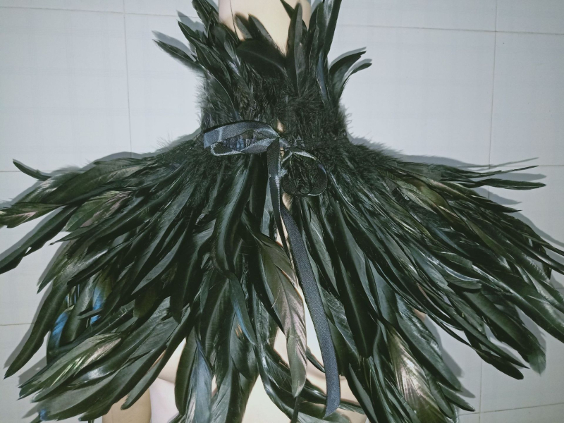 Kailinis šalikas su dryžuotu raštu, rankomis mezgimo kabliuko metodu, puloverio pelerina, dekoratyvus aksesuaras