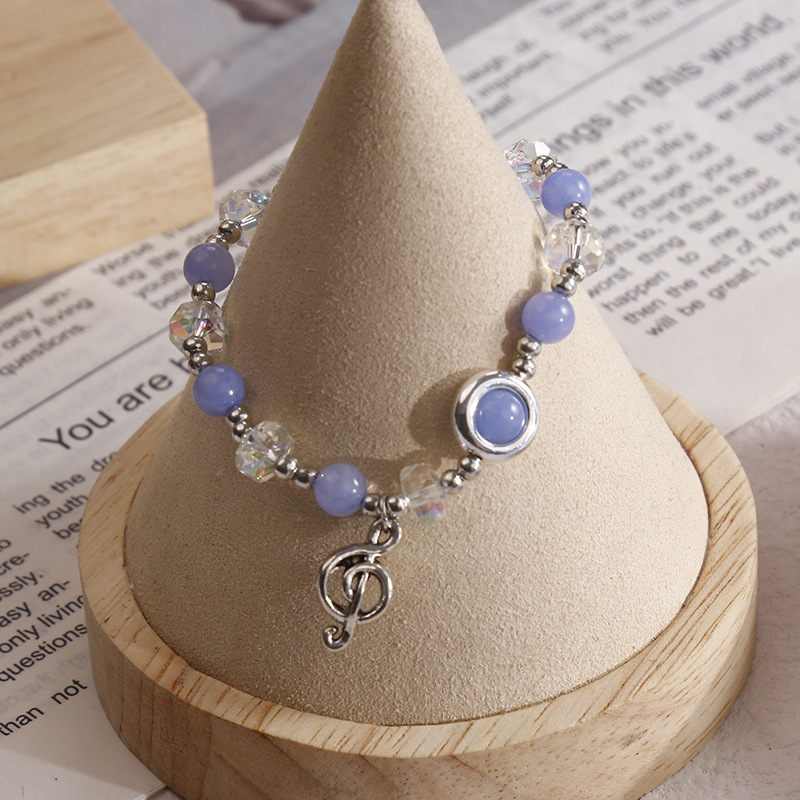 Apyrankė – Rankų darbo iš katės akies akmens moterims, geometrinis dizainas, vasara 2024