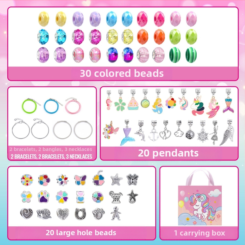 Detský náramkový set – zliatina, elektroplating, HOMHUL/Heng Mei Huang TZ-04