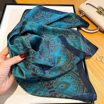 Mulberry Silk Kvadratinis šalas – paprastas audimas, Tie-Dye, Vasaros 2024, Hangzhou