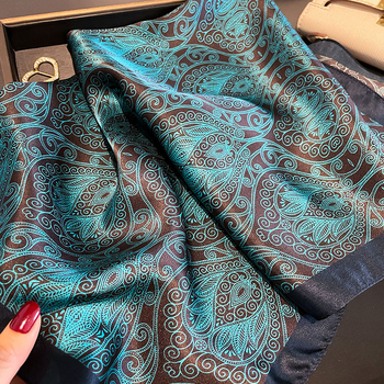 Mulberry Silk Kvadratinis šalas – paprastas audimas, Tie-Dye, Vasaros 2024, Hangzhou