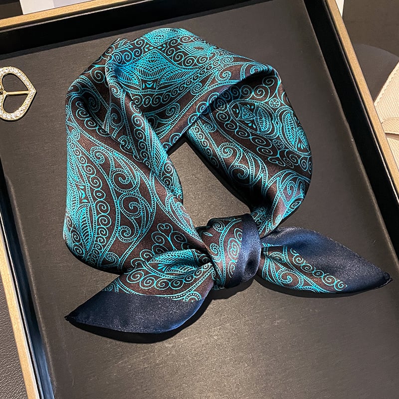 Mulberry Silk Kvadratinis šalas – paprastas audimas, Tie-Dye, Vasaros 2024, Hangzhou