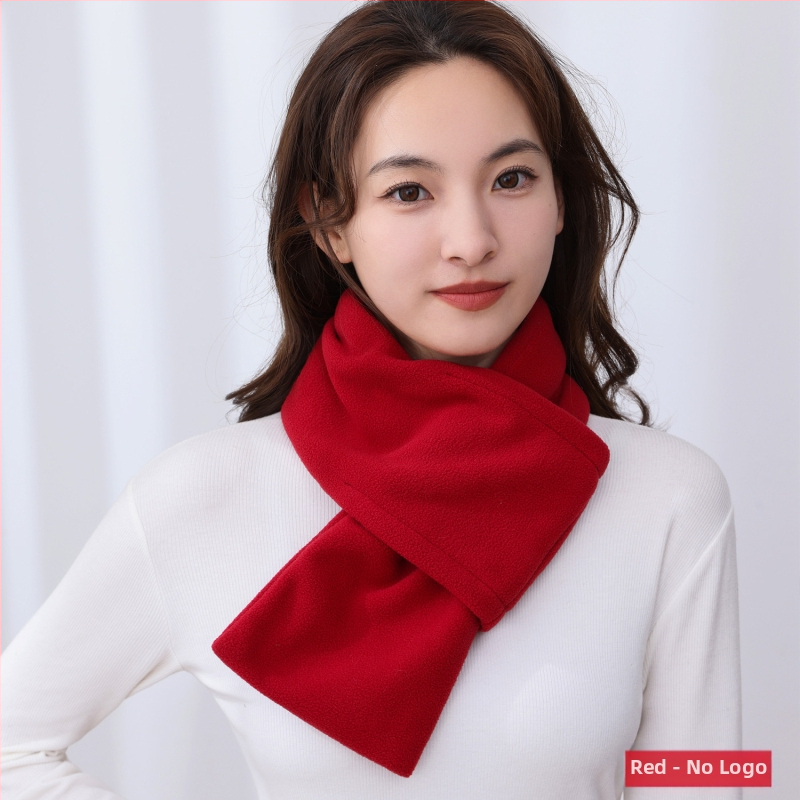 P·M·Duo fliso šalis vyrams, kaklo šildytuvas žiemai, poliesteris, megztas audinys