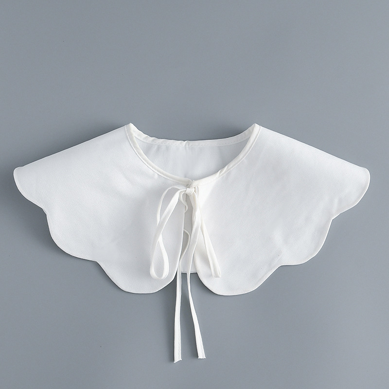 Γυναικείος βαμβακερός ψεύτικος γιακά, ιαπωνο-κορεατικού γλυκού στυλ, διακοσμητικό αξεσουάρ για όλες τις εποχές