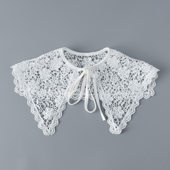 Moterų nėrinių apykaklė, siuvinėta nailono nėriniai, visų metų stilus japoniškai-korejiškai saldus stilus