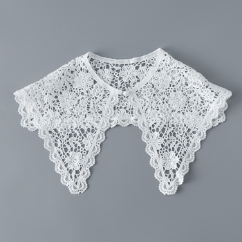 Moterų nėrinių apykaklė, siuvinėta nailono nėriniai, visų metų stilus japoniškai-korejiškai saldus stilus