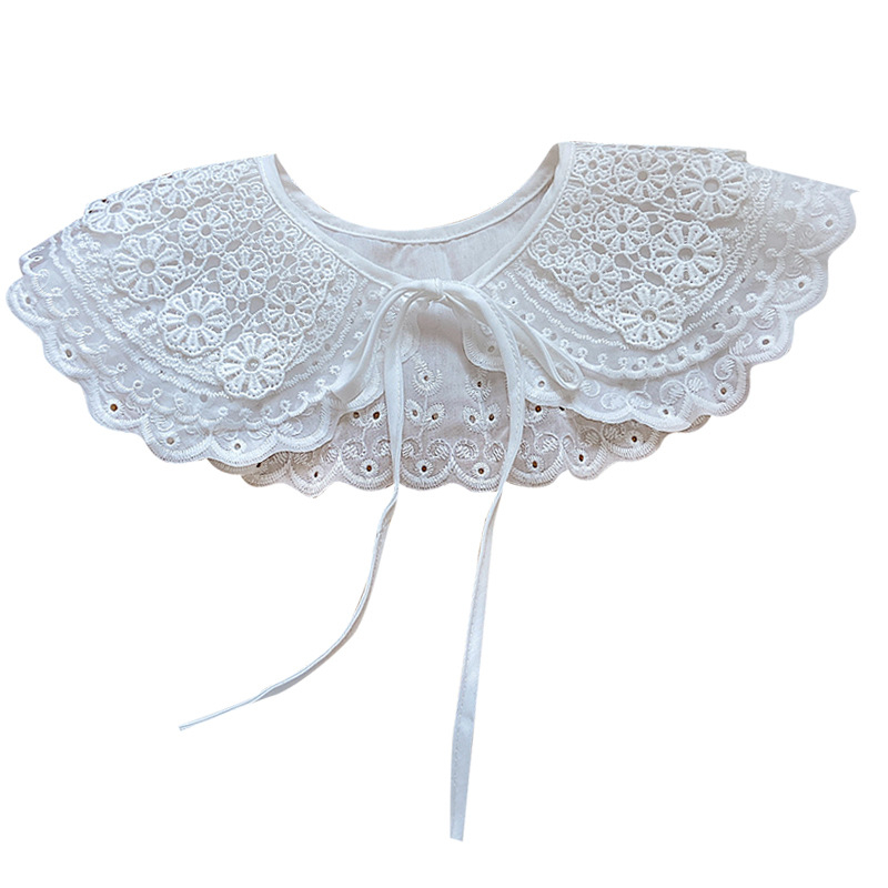 Γυναικέιο εξωτερικό από βαμβάκι με δαντέλα warp-knit, μονοχρωματικό σχέδιο, διακοσμητικό στοιχείο, κατάλληλο για καλοκαίρι, άνοιξη και φθινόπωρο