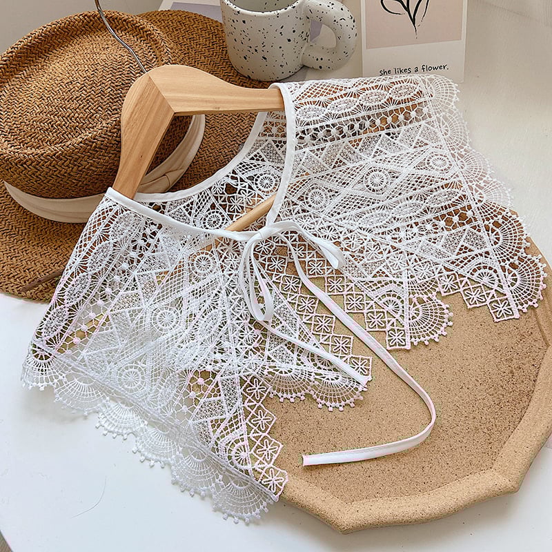 Moteriška medvilninė warp-knit nėrinių išorinė striukė, monohrominis raštas, dekoratyvus elementas, tinka vasarai, pavasariui ir rudeniui