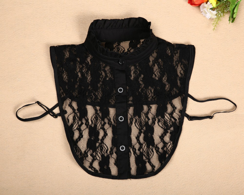 Korėjiečių stiliaus dekoratyvinė imitacinė apykaklė, medvilnės audinys, vasara, stilius Puchang