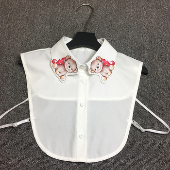 Netikra apykaklė marškinėliams – nailono pluoštas, plokščias audimas, dekoratyvinė funkcija, spalvų derinimo raštas, įkvėptas Korejos stiliaus