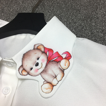 Netikra apykaklė marškinėliams – nailono pluoštas, plokščias audimas, dekoratyvinė funkcija, spalvų derinimo raštas, įkvėptas Korejos stiliaus