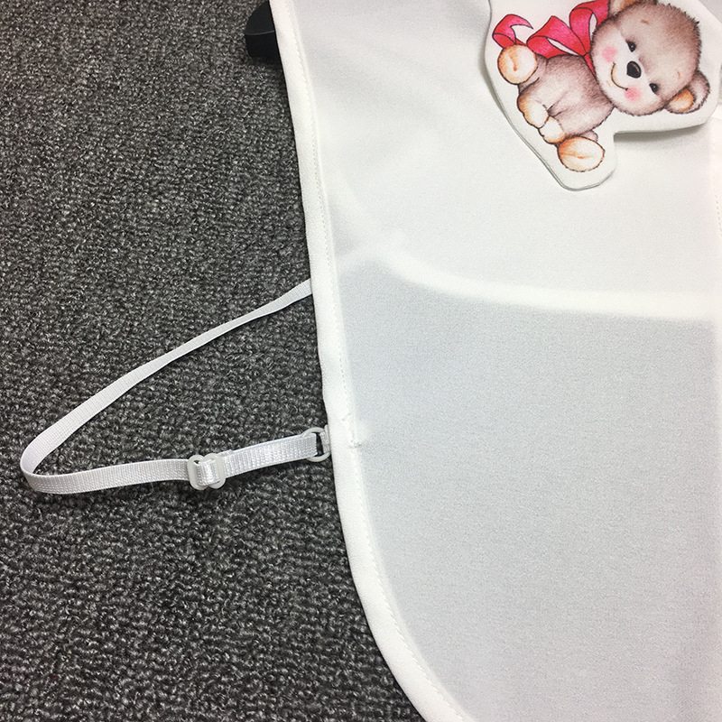 Netikra apykaklė marškinėliams – nailono pluoštas, plokščias audimas, dekoratyvinė funkcija, spalvų derinimo raštas, įkvėptas Korejos stiliaus