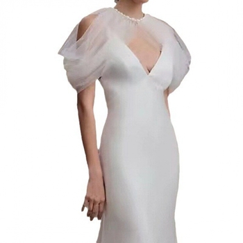 Nuotakos tinklinis šalis su pečių anga — medžiaga: core-spun siūlai, vientisas vienos spalvos raštas, kvėpuojantis, kilmė: Henanas, visų metų laikams