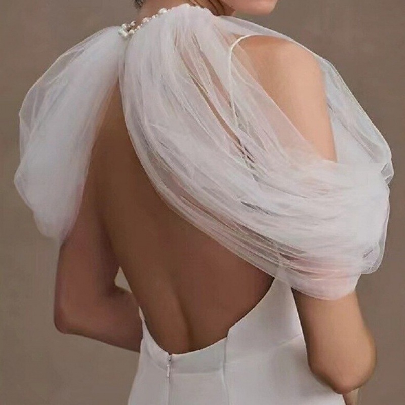 Nuotakos tinklinis šalis su pečių anga — medžiaga: core-spun siūlai, vientisas vienos spalvos raštas, kvėpuojantis, kilmė: Henanas, visų metų laikams