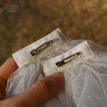 Moterų monohrominis tinklinis šalikas vestuvėms, rankų darbo