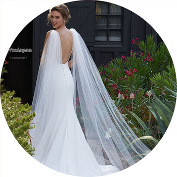 Moterų monohrominis tinklinis šalikas vestuvėms, rankų darbo