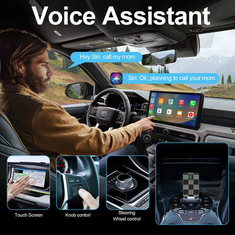 CarPlay adapteris bevieliam Android Auto sujungimui – TYKJ-0414, dviejų branduolių, USB-C, be ekrano, 40 g