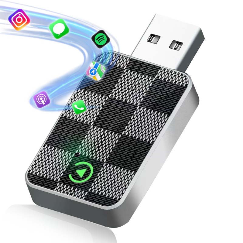 CarPlay adapteris bevieliam Android Auto sujungimui – TYKJ-0414, dviejų branduolių, USB-C, be ekrano, 40 g