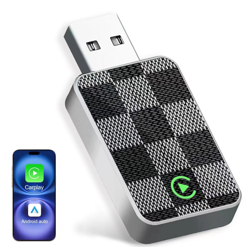 CarPlay adapteris bevieliam Android Auto sujungimui – TYKJ-0414, dviejų branduolių, USB-C, be ekrano, 40 g