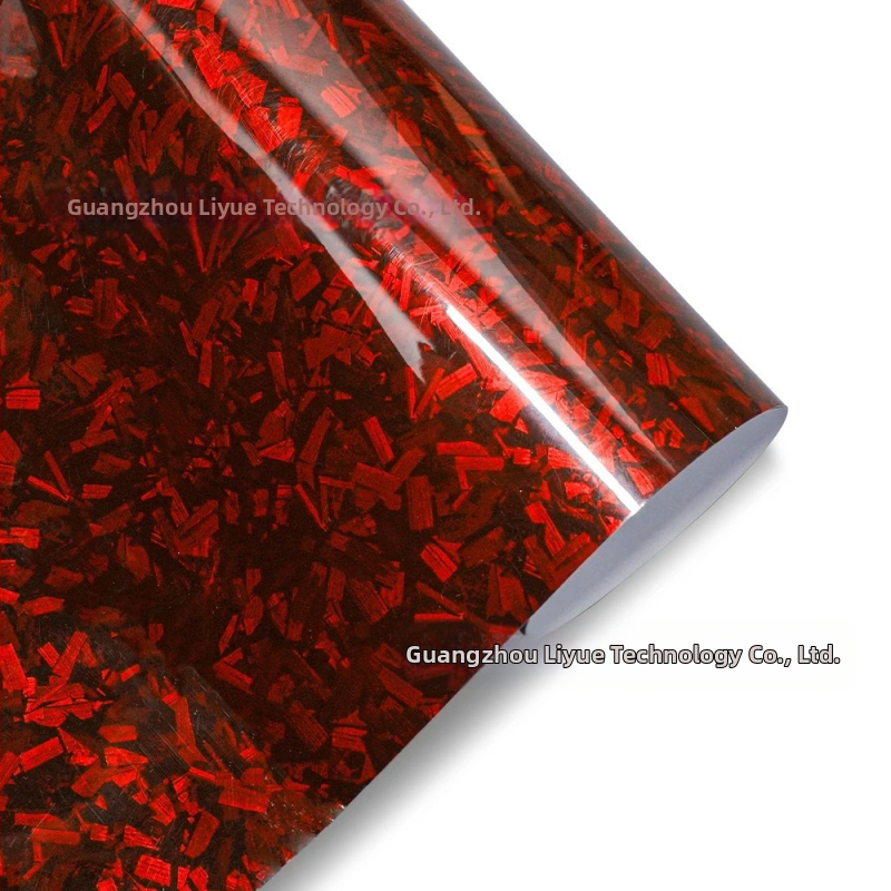 Automobilio korpuso lipdukas su Forged Flower Carbon raštu, lipnus vinilinis decal automobiliui ir motociklui