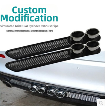 Automobilio galinis dekoratyvinis ventiliatorius – fiktyvus išmetimo angas, simulacijos ventiliatorius, plėvelės medžiaga, lipnus, pritaikomas