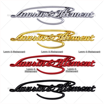 Nanxin automobilių kėbulo lipdukas Skoda VIP priekinio sparno logotipui – metalinis, lipnus, pritaikomas