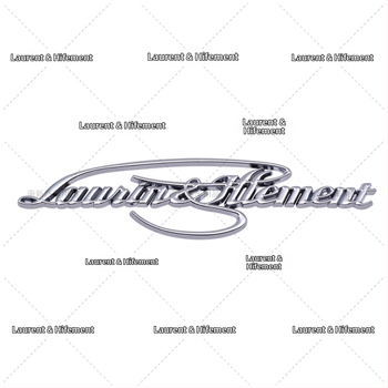 Nanxin automobilių kėbulo lipdukas Skoda VIP priekinio sparno logotipui – metalinis, lipnus, pritaikomas