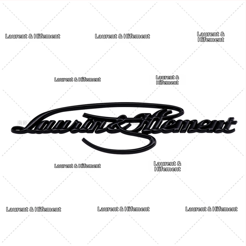 Nanxin nálepka na karosériu vozidla pre logo predného blatníka Skoda VIP – kov, samolepiaca, prispôsobiteľná