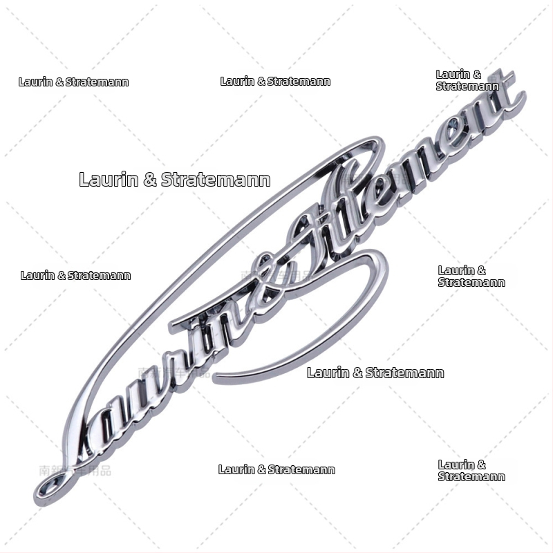 Nanxin automobilių kėbulo lipdukas Skoda VIP priekinio sparno logotipui – metalinis, lipnus, pritaikomas