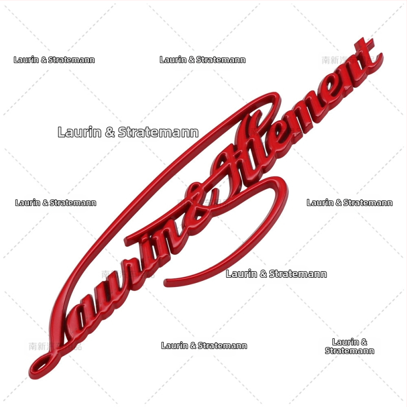 Nanxin automobilių kėbulo lipdukas Skoda VIP priekinio sparno logotipui – metalinis, lipnus, pritaikomas