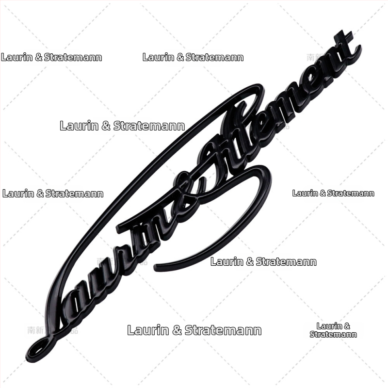 Nanxin automobilių kėbulo lipdukas Skoda VIP priekinio sparno logotipui – metalinis, lipnus, pritaikomas