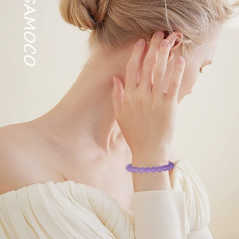 Stiklo karoliukų tempiamojo apyrankių rinkinys, 18 vnt., moterims retro geometrinio stiliaus