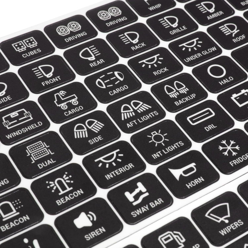 Flute lipdukas valdymo plokštei — savarankiškai lipnus, pritaikytas apdorojimas, medžiaga: lipdukas, tipas: kūno lipdukas, montavimas: klijavimas