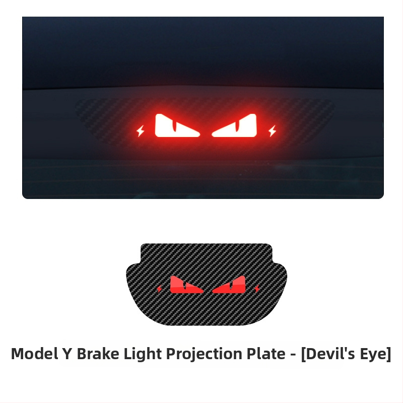 Automobilių šviesų lipdukas Tesla Model 3/Y, anglies pluošto tekstūra, anglies pluošto imitacija, tvirtinimas siurbimo puodeliu, pritaikomas